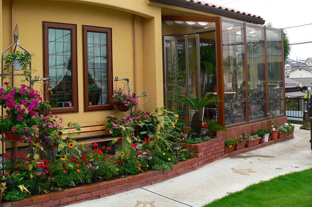 パーゴラ施工前