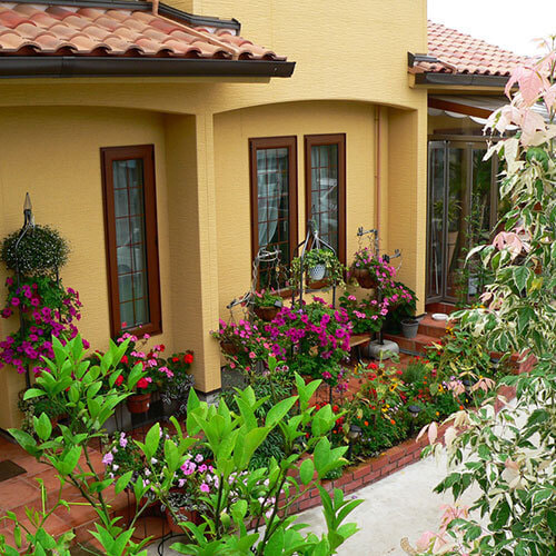 高台から見た施工前