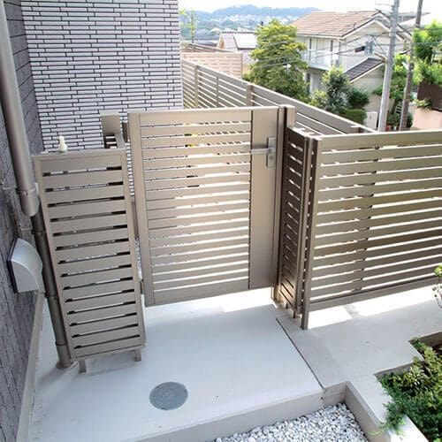 アルミ製片開き門扉