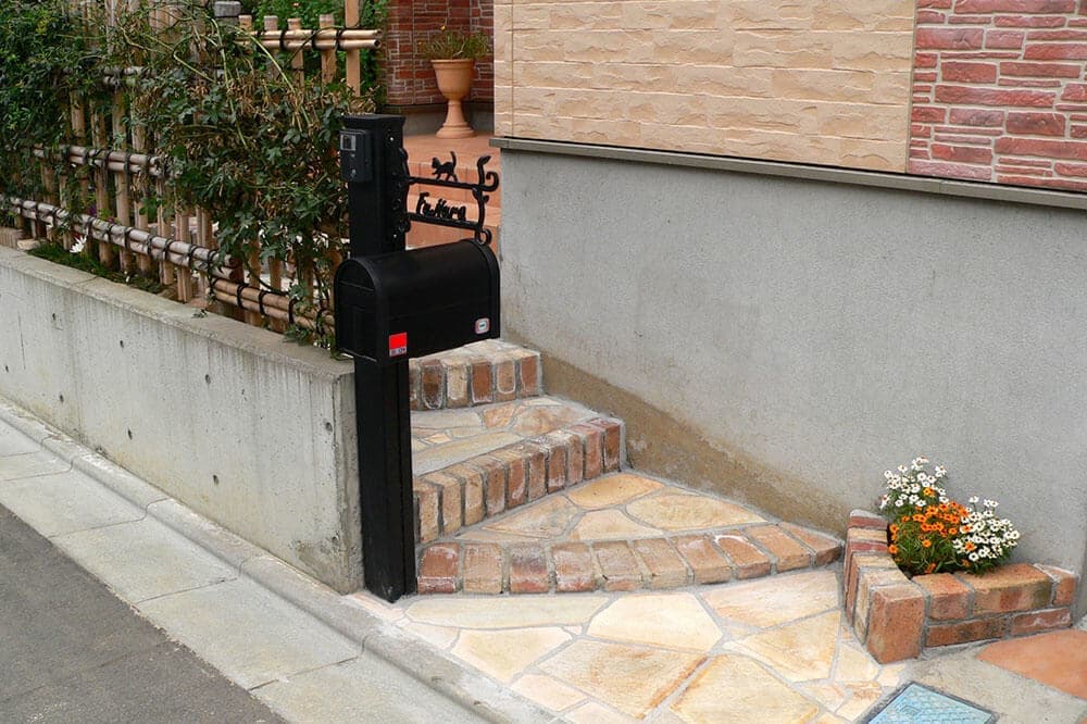 施工後のエントランス