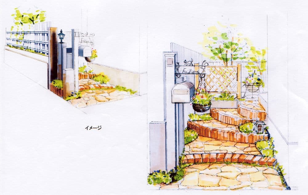 日野市藤浦様邸外構リフォームパース