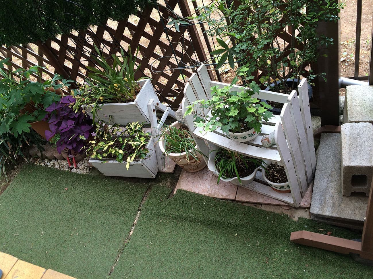 プランターでの植栽
