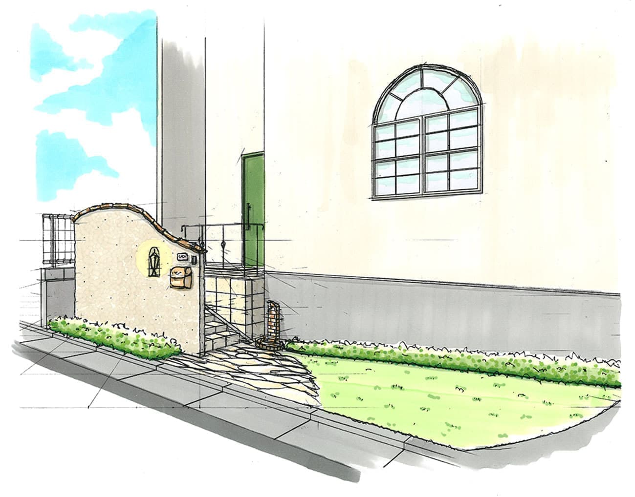 厚木市I様邸パース