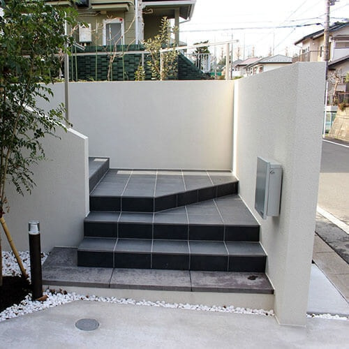 動きのあるファサード