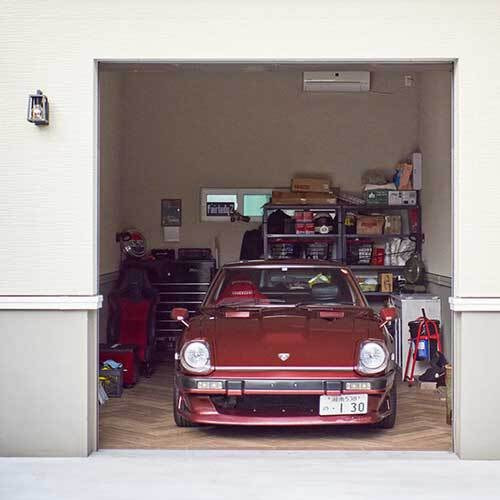 車庫の中