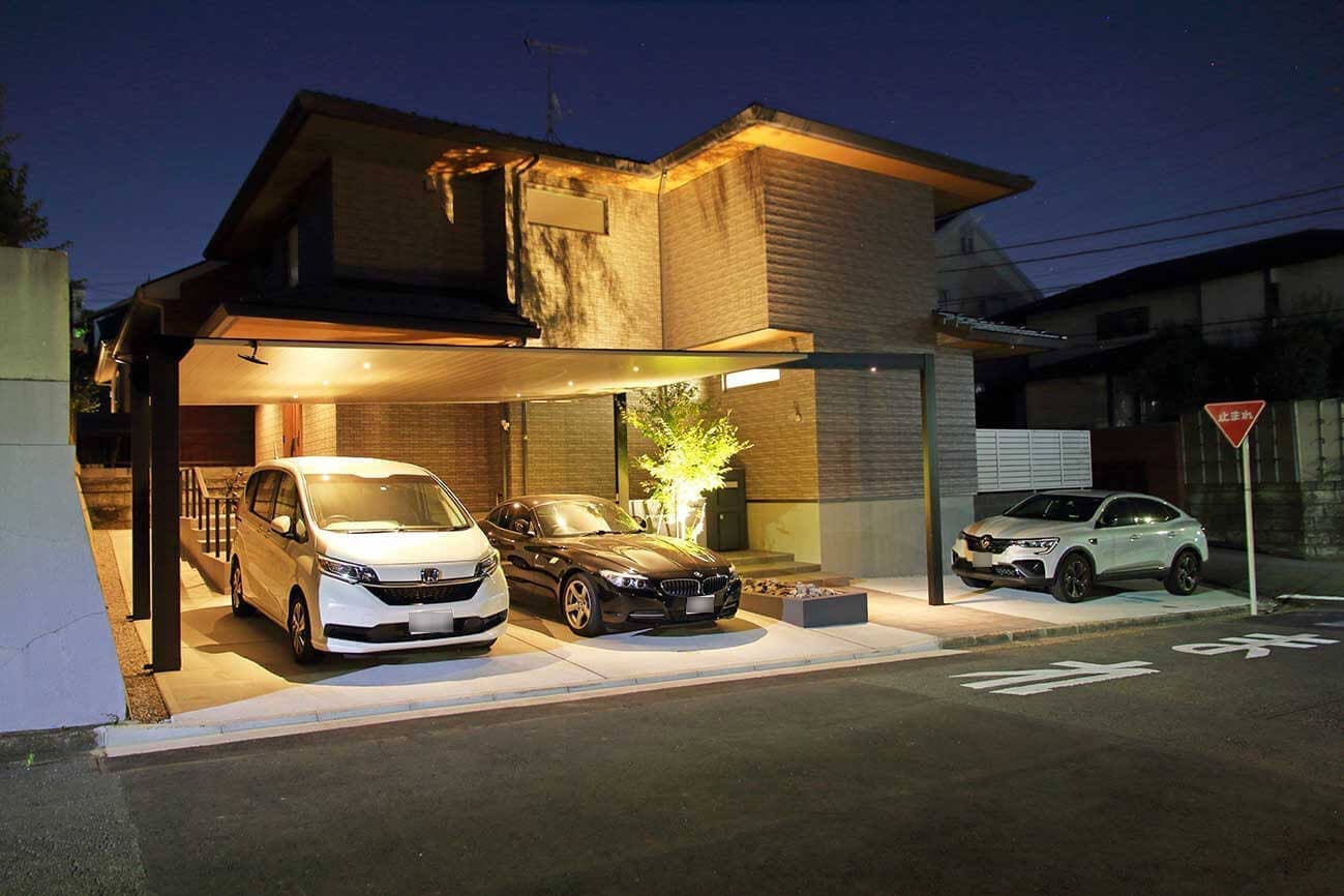 川崎市海野博俊様邸（ナイトシーン）