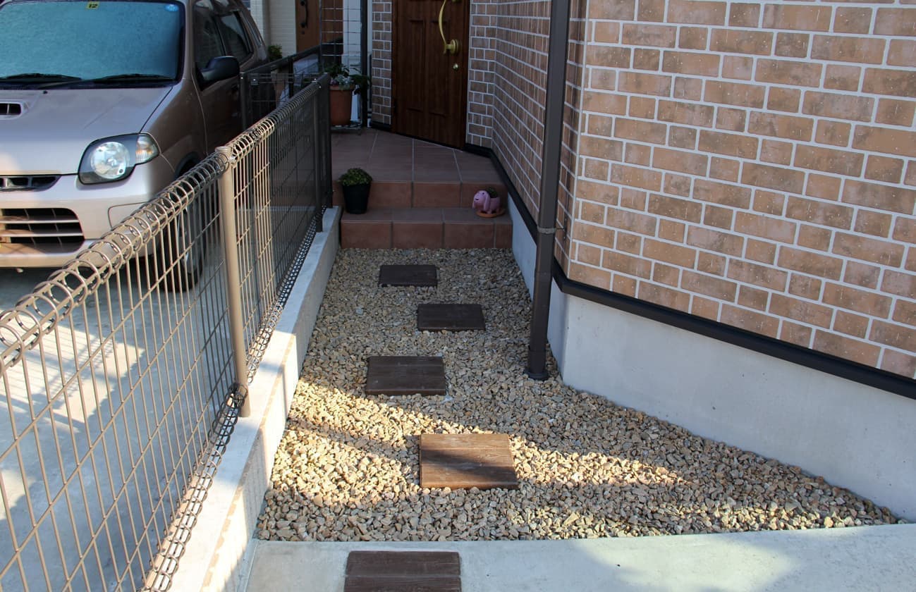 アプローチ施工前