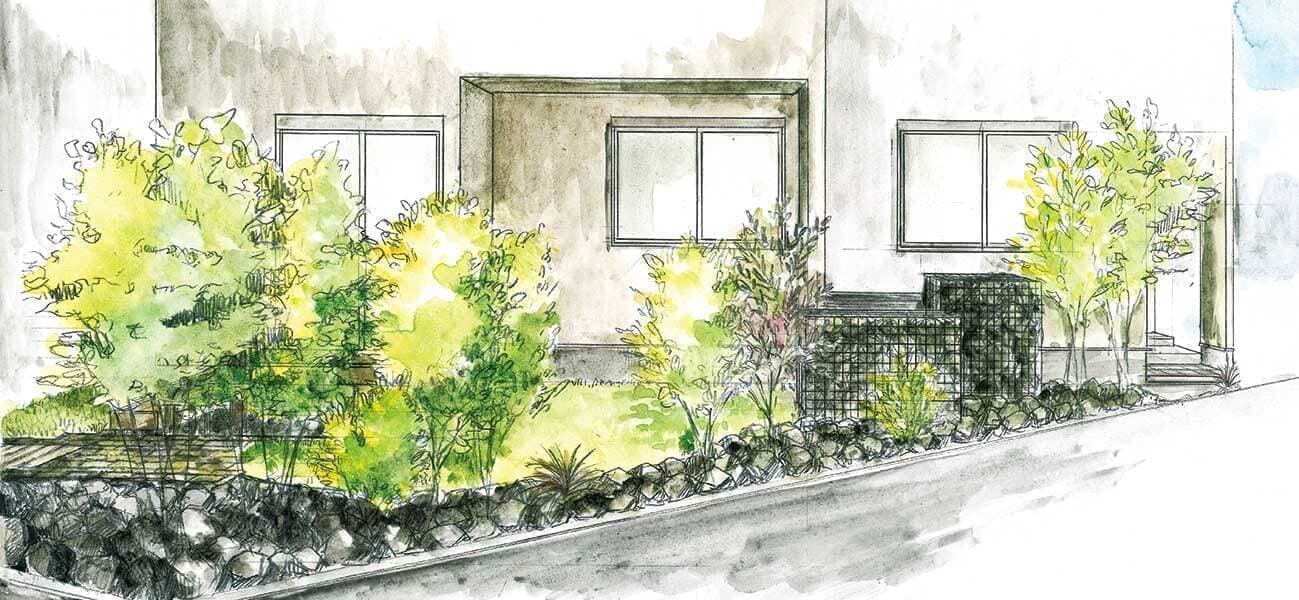 エクステリアガーデンデザイン例