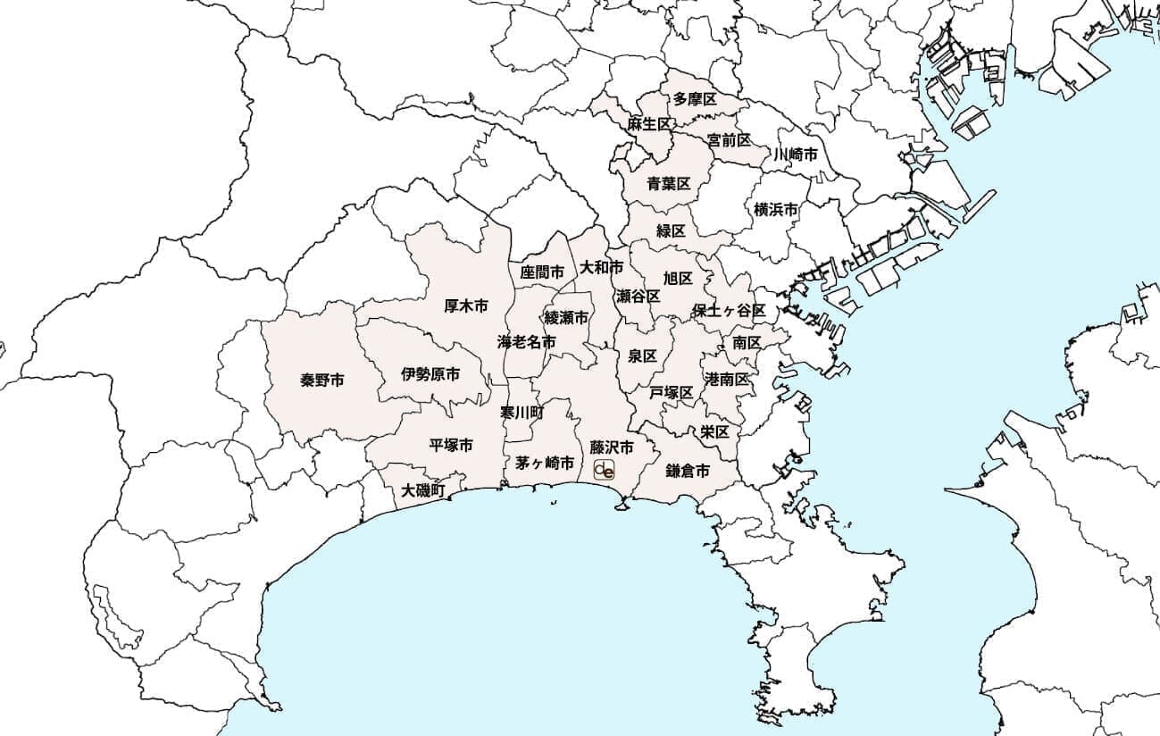工事施工範囲地図